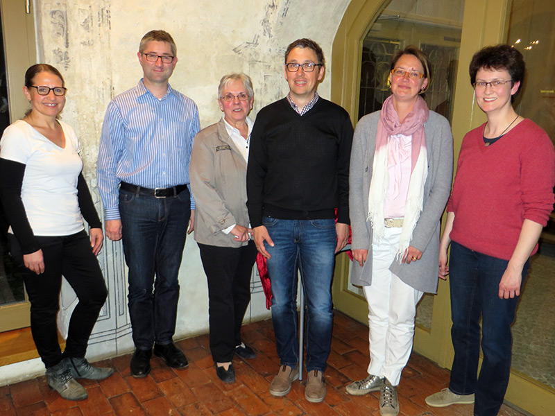 Der neu gewählte Vorstand (von links): Carola Burkart, Markus Sigg, Doris Ziegler, Tobias Peter, Mareike Steidele und Jutta Wiedemann. FOTO: ZIEGLER